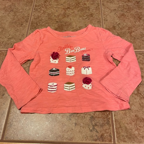Cherokee Other - **2 for $20**Pink long sleeve Bellis’ BonBons  Paris shirt size 4T